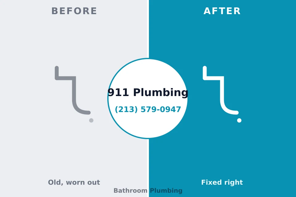 Before and after: plumbing company Blountsville, AL